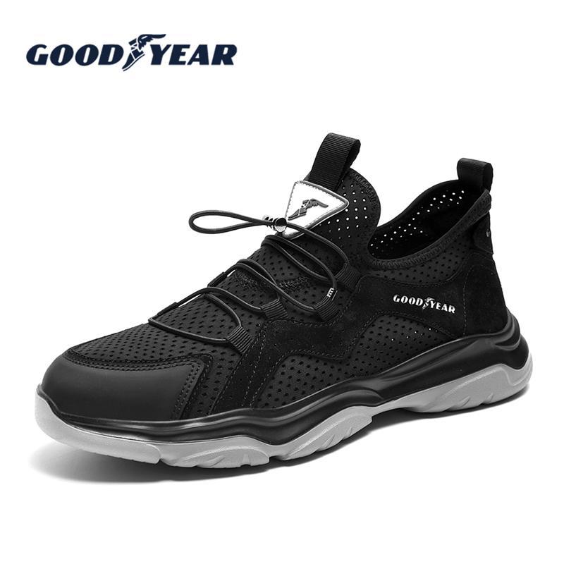 Handmade GoodyearWelted Breathable Stretch Work Shoes