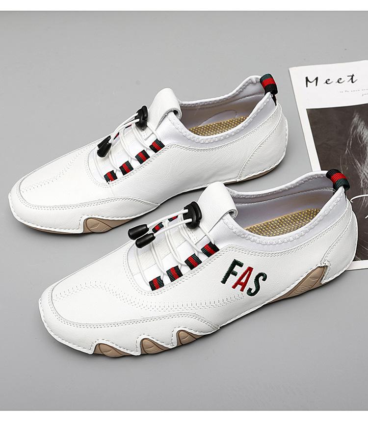 Summer new breathable cowhide men's shoes