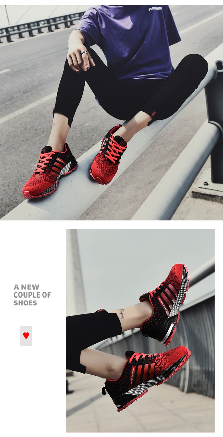 Fashion Men's Shoes Portable Breathable Running ShoesSneakers Comfortable Walking Jogging Casual Shoes