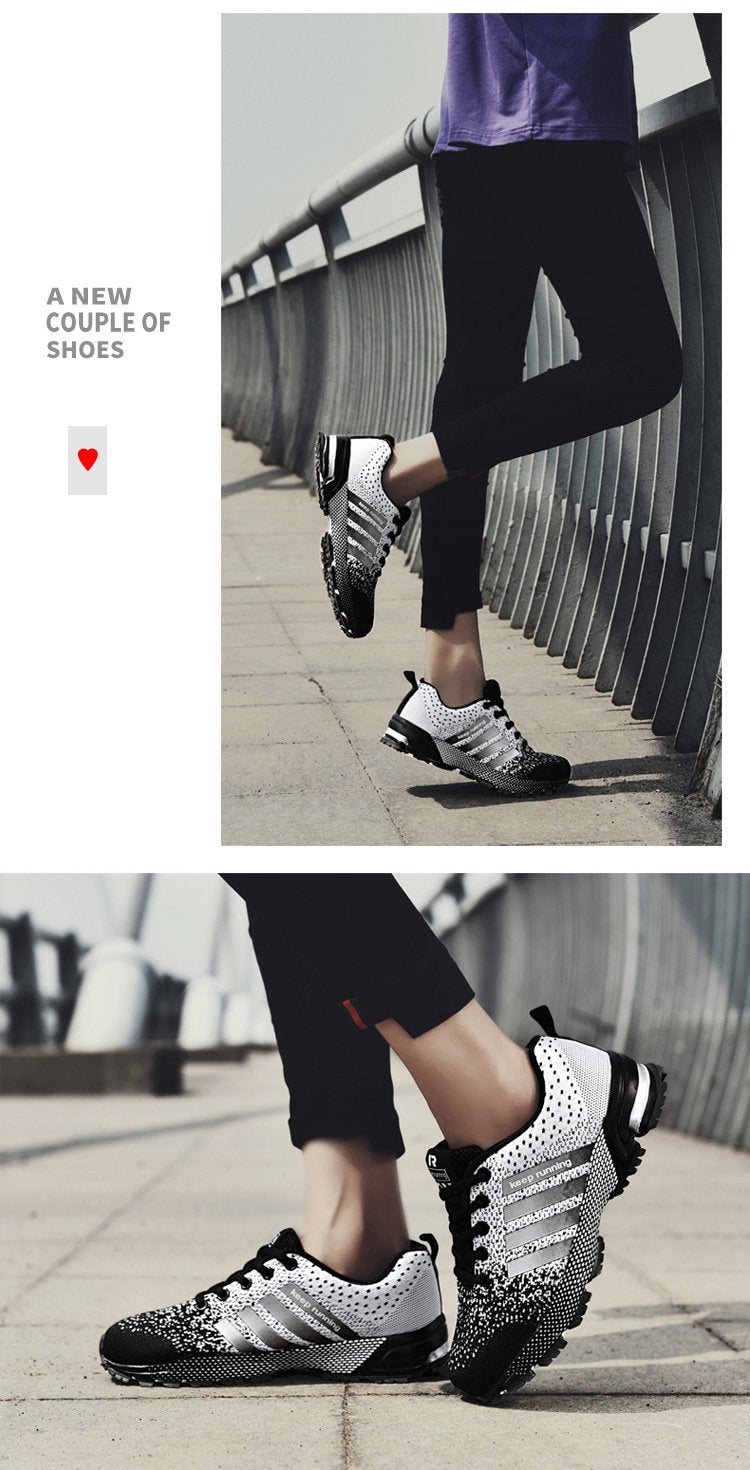 Fashion Men's Shoes Portable Breathable Running ShoesSneakers Comfortable Walking Jogging Casual Shoes