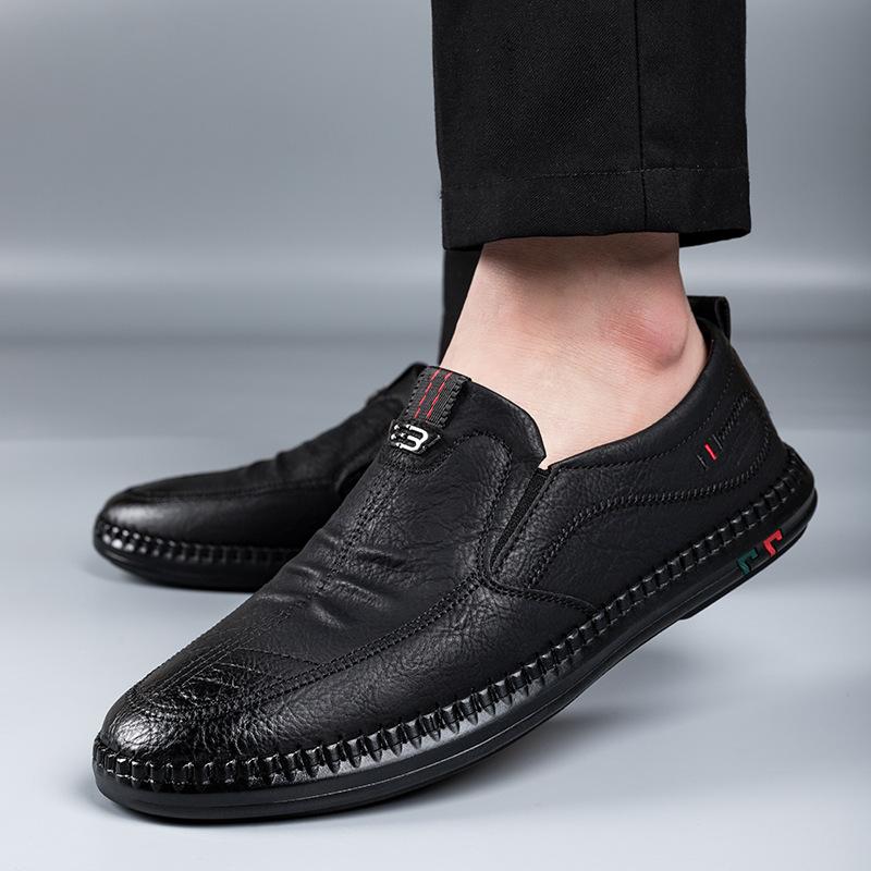 Italian casual leather shoes