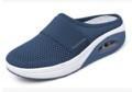 Air-cushioned slip-on walking shoes