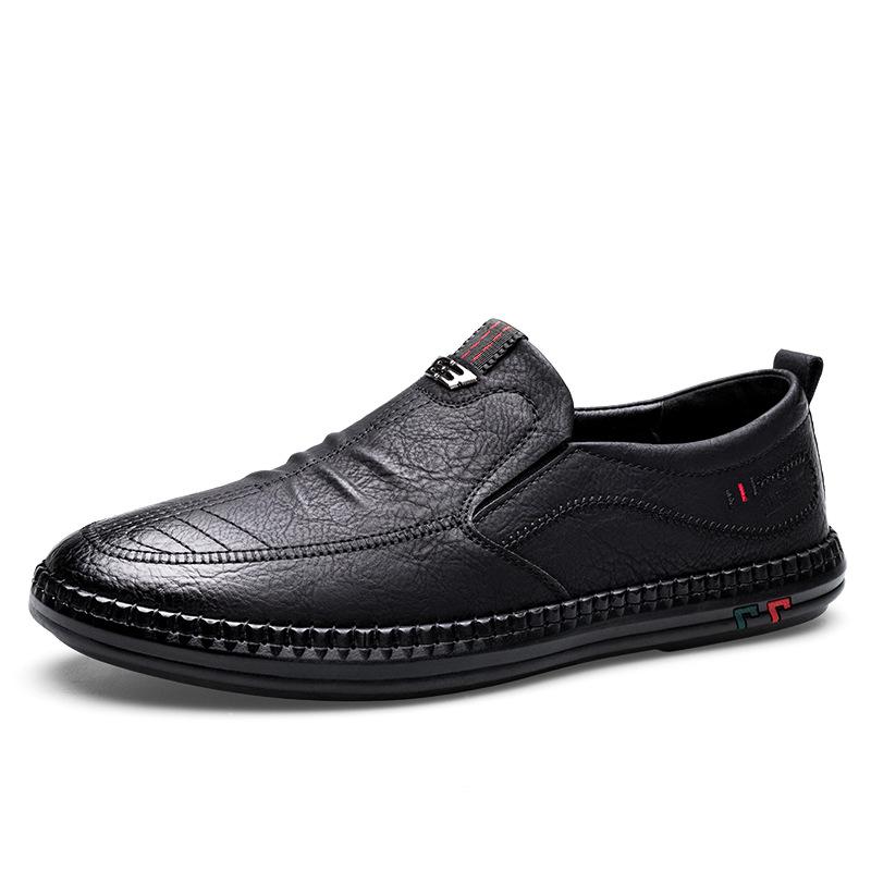 Italian casual leather shoes