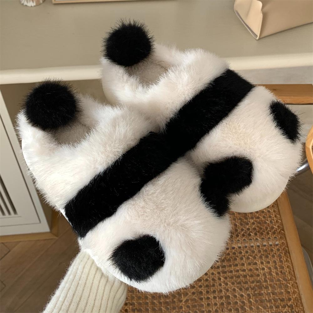 Panda cotton shoes