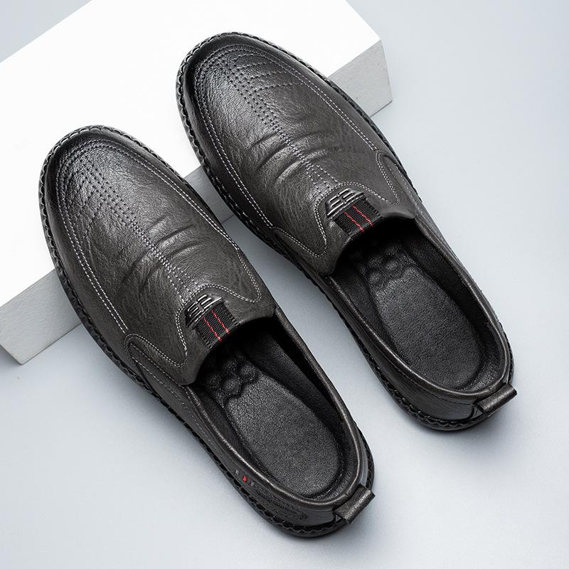 Italian casual leather shoes