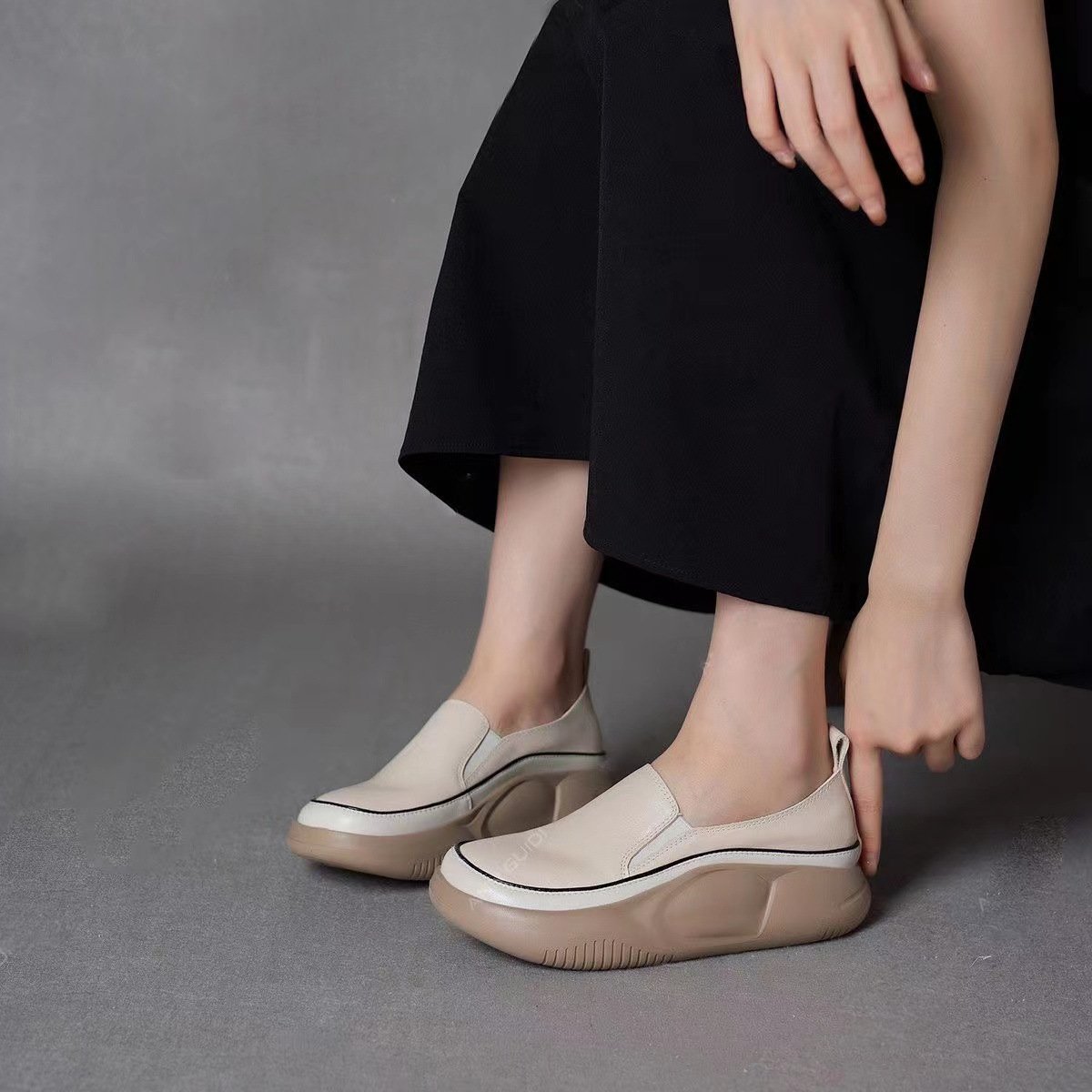 Women's Trendy Heightening Chunky Loafers