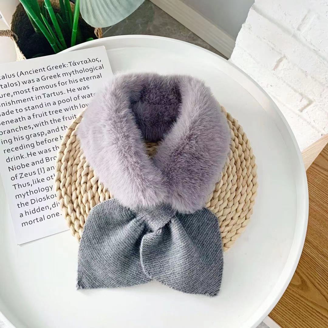 Rabbit fur collar