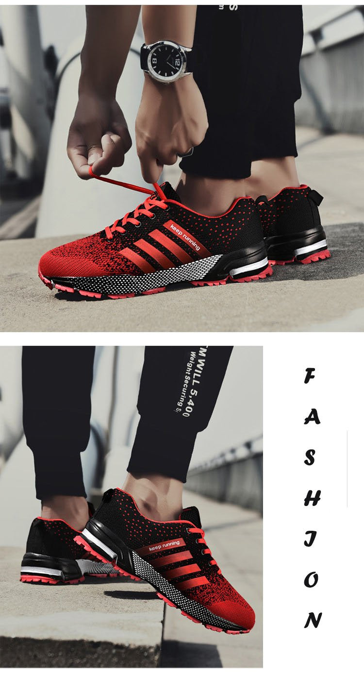 Fashion Men's Shoes Portable Breathable Running ShoesSneakers Comfortable Walking Jogging Casual Shoes